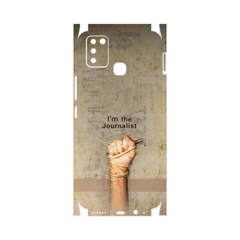 برچسب پوششی ماهوت مدل Journalist-FullSkin مناسب برای گوشی موبایل اینفینیکس Smart 6 X657B