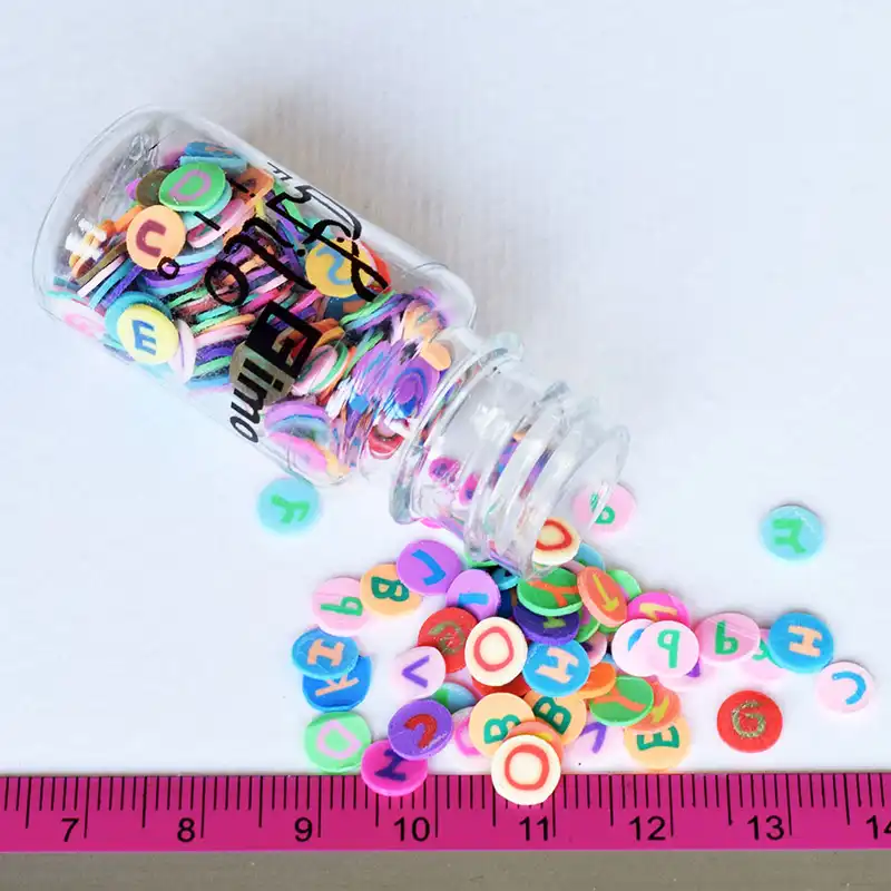 مجموعه تزیین ناخن فیلو مدل دایره حروف بسته 250 عددی