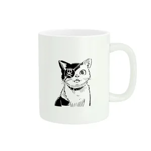 ماگ پاد آفرین مدل گربه دزد دریایی کد 1029