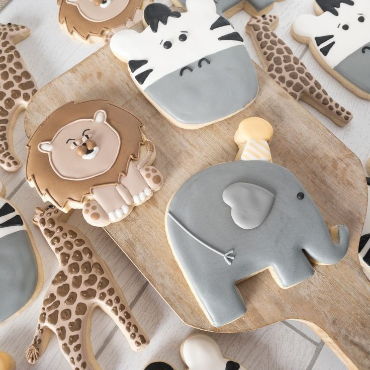 قالب شیرینی به گز مدل حیوانات باغ وحش مجموعه 4 عددی