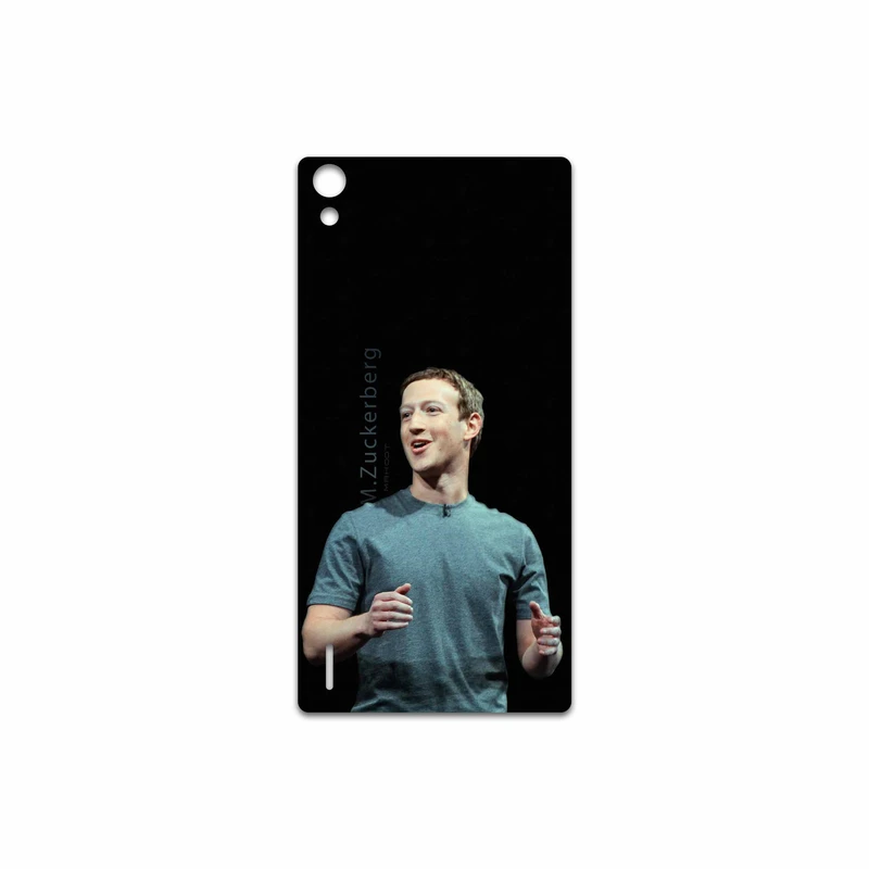 برچسب پوششی ماهوت مدل Mark Zuckerberg مناسب برای گوشی موبایل هوآوی Ascend P7