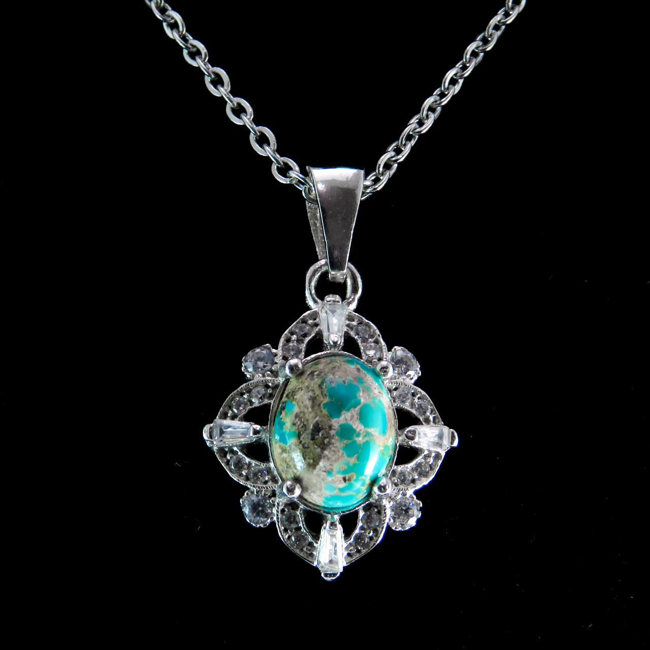 نیم ست نقره زنانه کد AV058