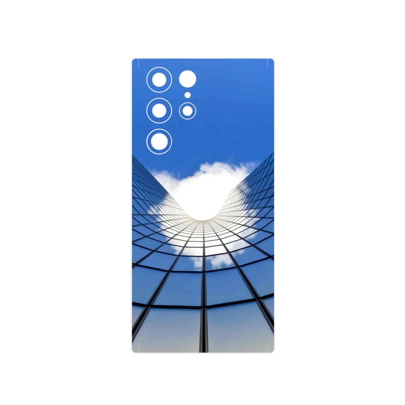 برچسب پوششی ماهوت مدل Glass skyscraper مناسب برای گوشی موبایل سامسونگ Galaxy S22 Ultra 5G