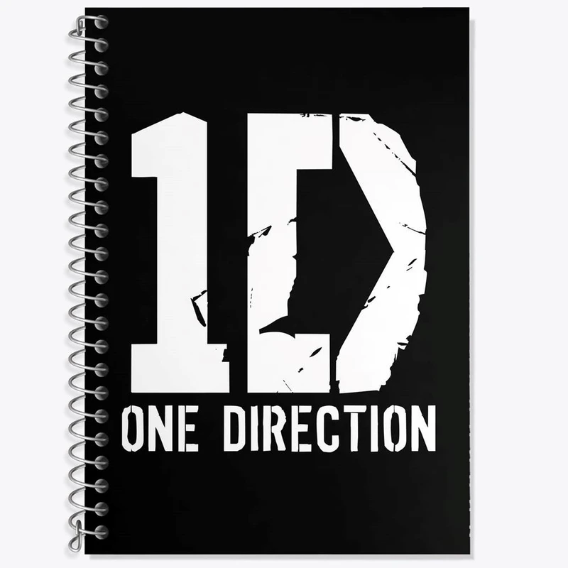 دفتر زبان 50 برگ خندالو مدل دو خط طرح گروه موسیقی وان دایرکشن One Direction کد 2925