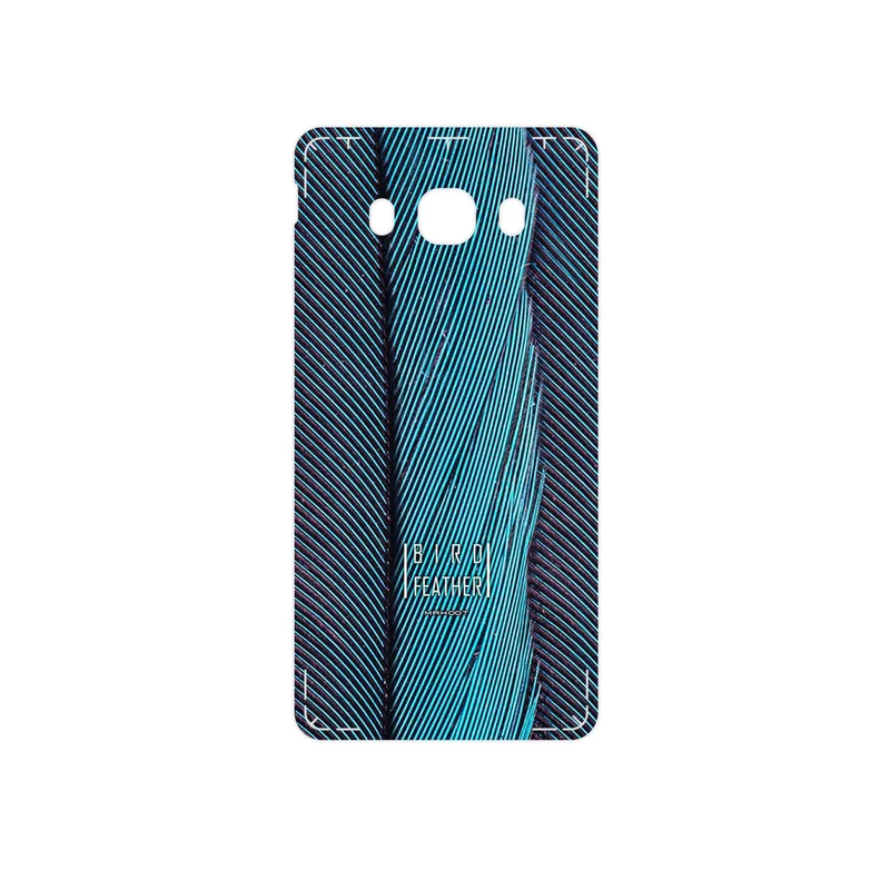 برچسب پوششی ماهوت مدل Turquoise feathers مناسب برای گوشی موبایل سامسونگ Galaxy J5 2016