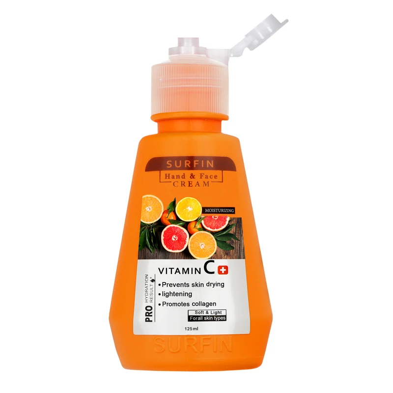 عکس شماره 2 : کرم روشن کننده سورفین مدل ویتامین c حجم 125 میلی لیتر مجموعه 2 عددی