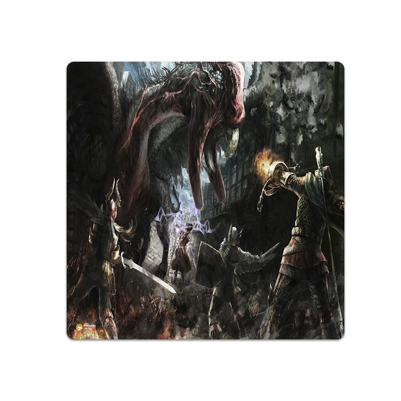 ماوس پد هومرو مدل NX132 طرح بازی Dragon's Dogma سایز 40x40 سانتی‌متر