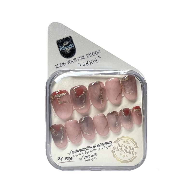 ناخن مصنوعی میراکل آرت کد R24005 بسته 24 عددی