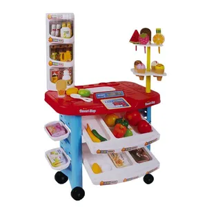 اسباب بازی صندوق فروشگاهی مدل سوپر مارکت طرح دختر کفشدوزکی کد 302