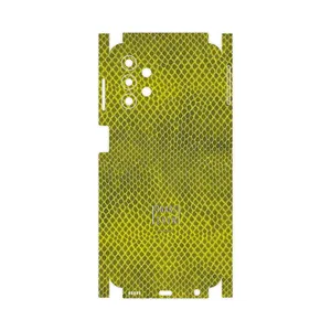 MAHOOT Yellow Snake Skin-FullSkin Cover Sticker for Samsung Galaxy A32 5G