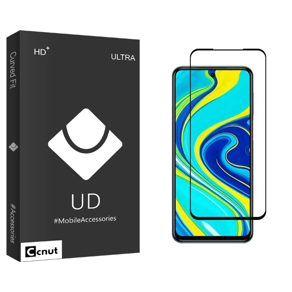 محافظ صفحه نمایش سرامیکی کوکونات مدل UD Black مناسب برای گوشی موبایل شیائومی Redmi Note 9 Pro