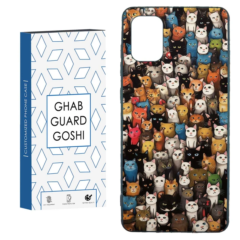 کاور قاب گارد گوشی طرح گربه کد TPU-293 مناسب برای گوشی موبایل سامسونگ  GALAXY A31