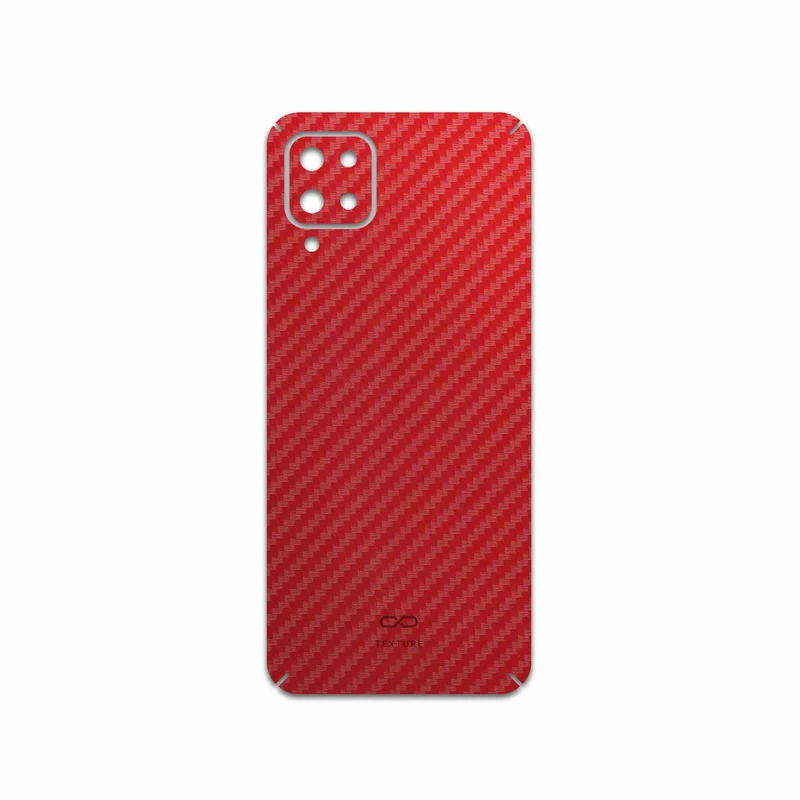 برچسب پوششی ماهوت مدل Red-Fiber مناسب برای گوشی موبایل سامسونگ Galaxy A12 Nacho