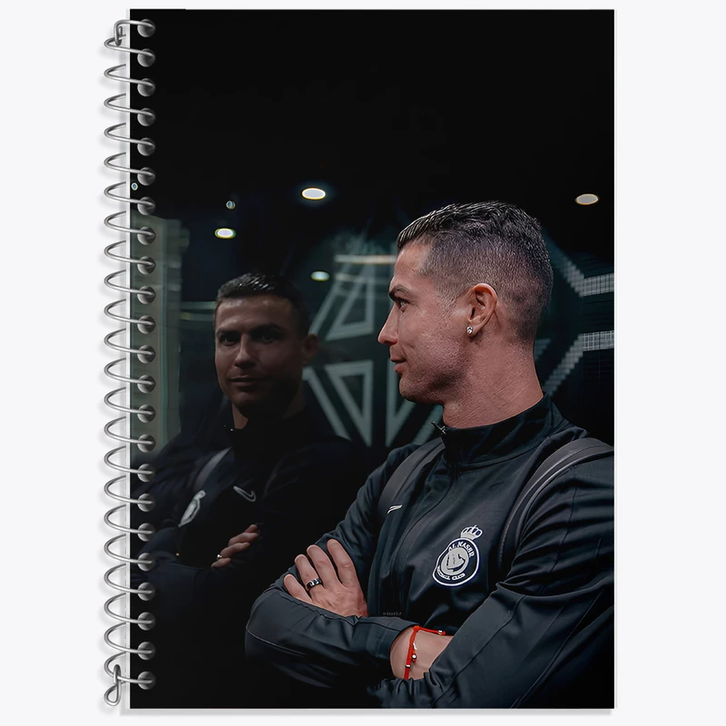 دفتر نت موسیقی 50 برگ خندالو طرح کریستیانو رونالدو کد F5968