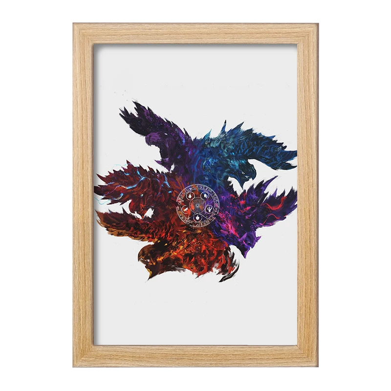 تابلو خندالو مدل بازی شکارچی هیولا (Monster Hunter) کد 33237