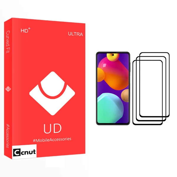 محافظ صفحه نمایش کوکونات مدل UD مناسب برای گوشی موبایل سامسونگ Galaxy M62 بسته سه عددی