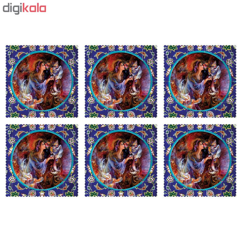 زیر لیوانی مدل C1-42419 بسته 6 عددی