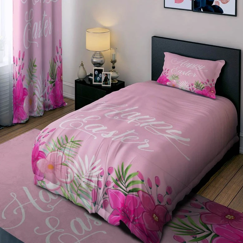 سرویس خواب 1 نفر 4 تکه مدل دخترانه ملوس کد 1194