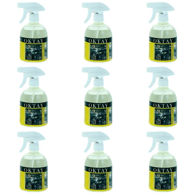 اسپری تمیز کننده رینگ خودرو اُکتای مدل SUPERCLEAN حجم 550 میلی لیتر بسته 9 عددی