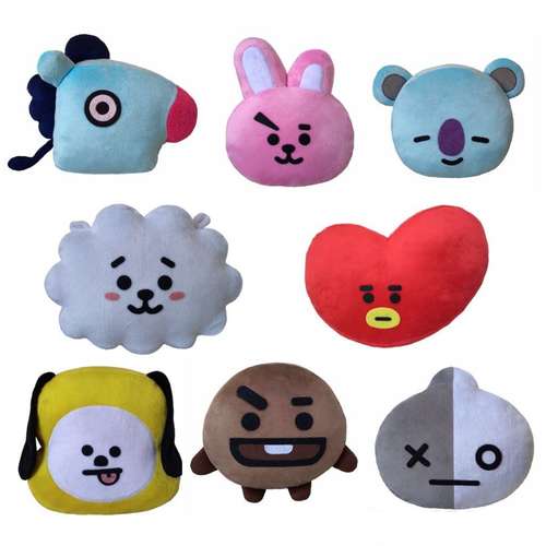 عروسک مدل bt21 مجموعه 8 عددی
