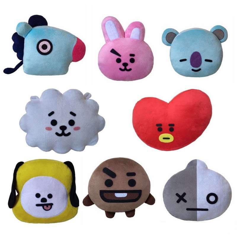 عروسک مدل bt21 مجموعه 8 عددی