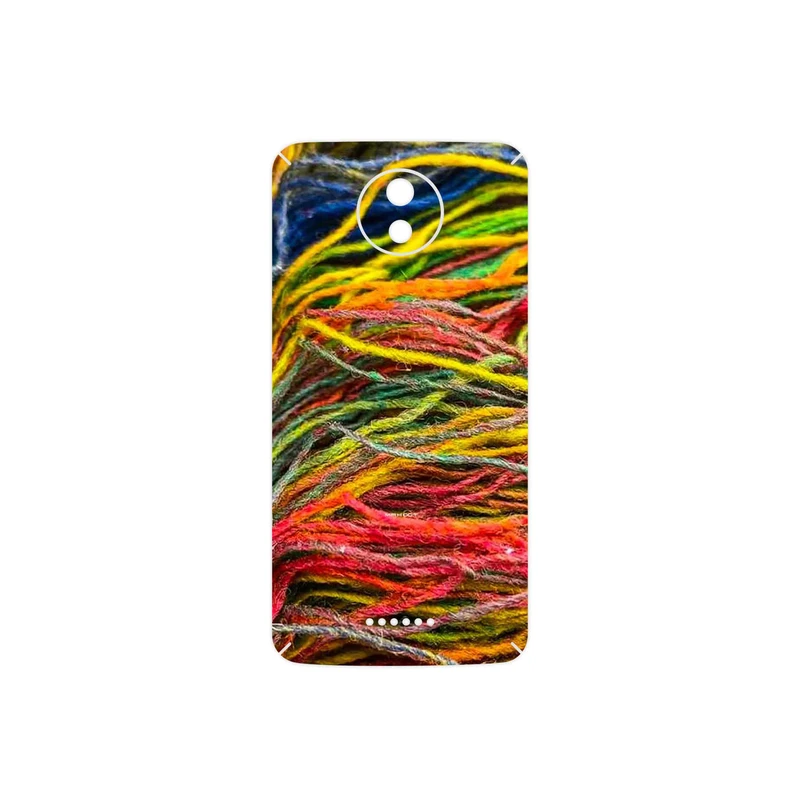 برچسب پوششی ماهوت مدل Fabric Texture 9 مناسب برای گوشی موبایل موتورولا Moto C Plus