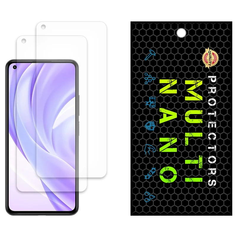 محافظ صفحه نمایش مات مولتی نانو مدل X-S2M مناسب برای گوشی موبایل شیائومی Mi 11 Lite بسته دو عددی