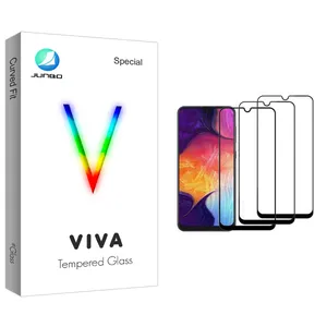 Junbo Viva Glass Screen Protector For Samsung Galaxy A50 Pack Of 3
