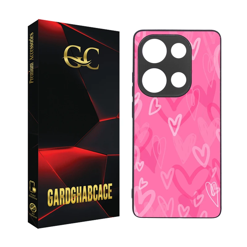 کاور گارد قاب کیس مدل دخترانه T مناسب برای گوشی موبایل  شیائومی  Poco M6 Pro \ Redmi Note 13 Pro 4G