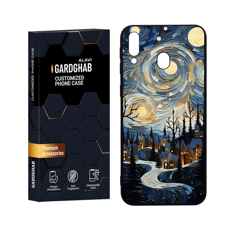 کاور گارد قاب علوی مدل Glass مناسب برای گوشی موبایل سامسونگ Galaxy M20