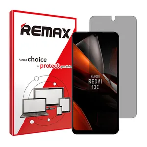 Remax brand shockproof Privacy screen protector glass for Xiaomi Redmi 13C