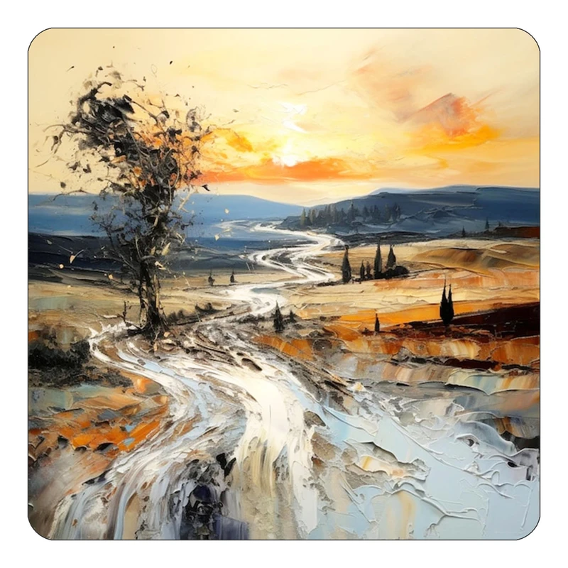 مگنت کاکتی طرح نقاشی رنگ روغن مدل mp72192