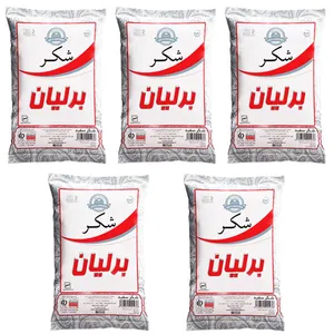 شکر برلیان - 1000 گرم بسته 5 عددی