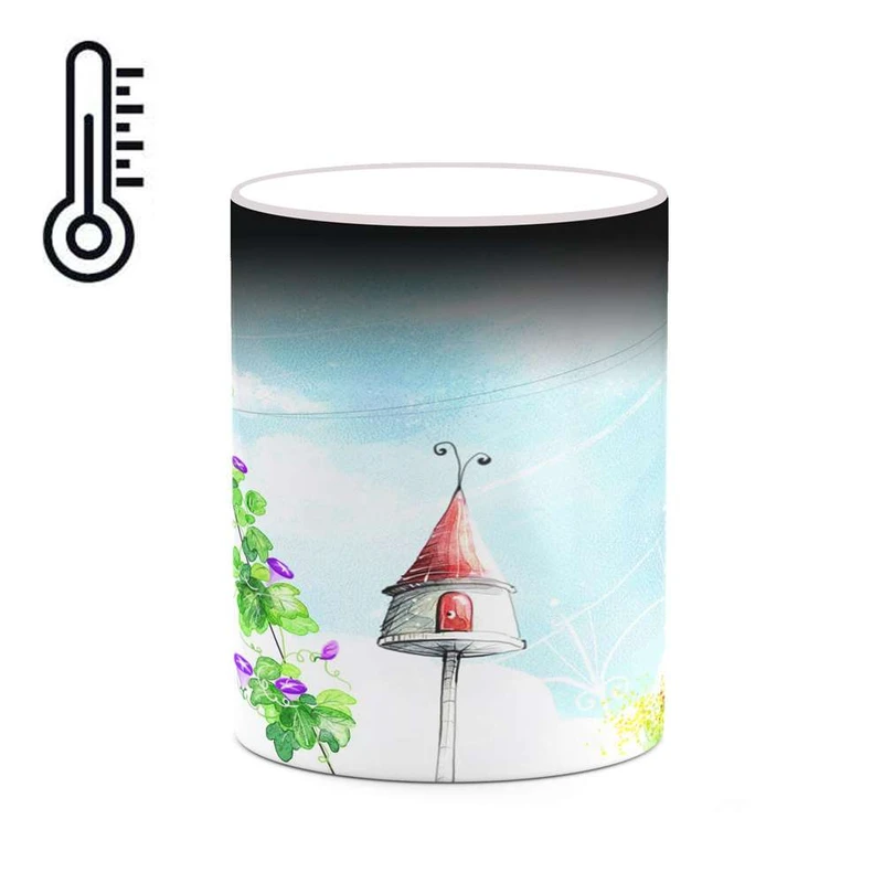 ماگ حرارتی کاکتی مدل دنیای فانتزی کد mgh18647