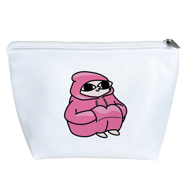 کیف لوازم آرایش دخترانه خندالو مدل هودی صورتی کد H974