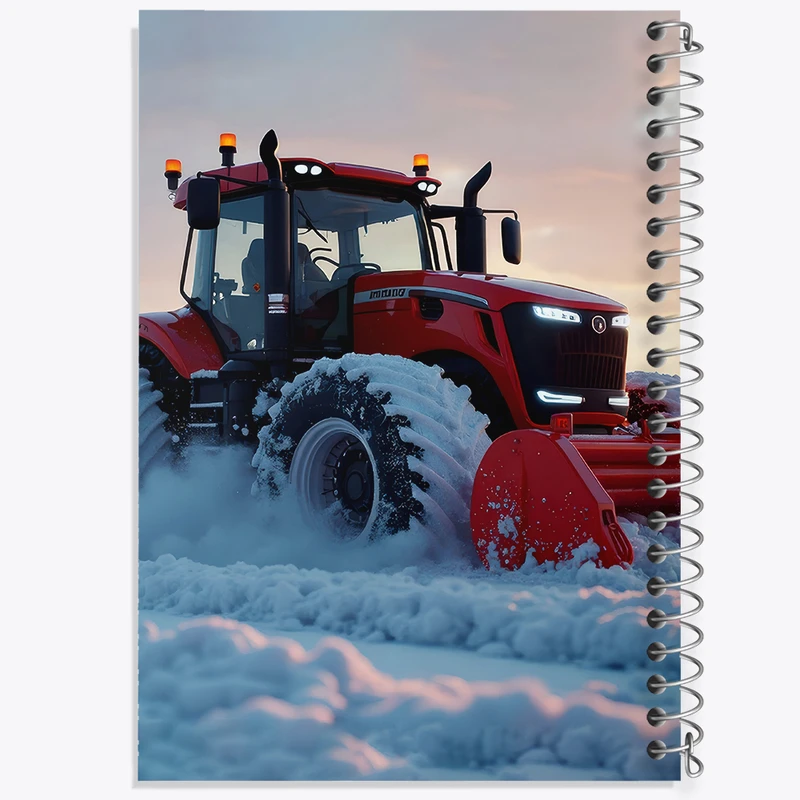 دفتر مشق 100 برگ خندالو طرح بولدوزر (Bulldozer) کد F5231