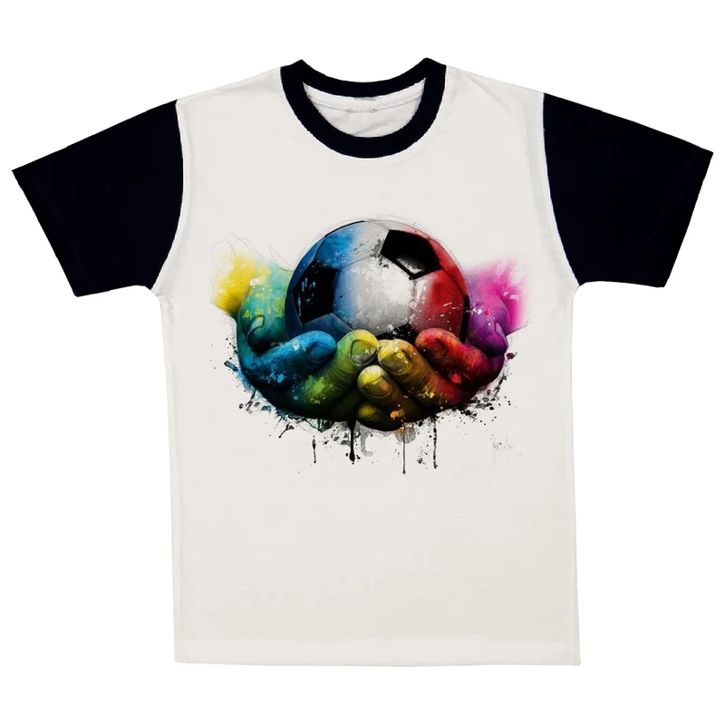 تی شرت آستین کوتاه پسرانه مدل توپ A122