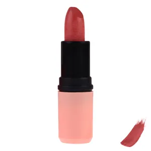 رژ لب جامد مات برانوس مدل Long Lasting رنگ قرمز شماره 604