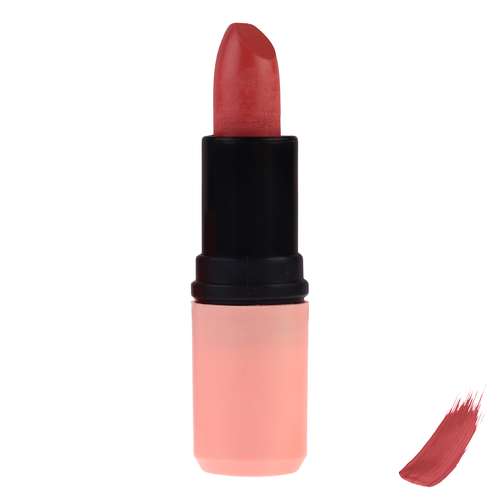 رژ لب جامد مات برانوس مدل Long Lasting رنگ قرمز شماره 604