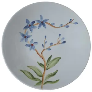 بشقاب سرامیکی مدل غنچه بهاری کد TM804