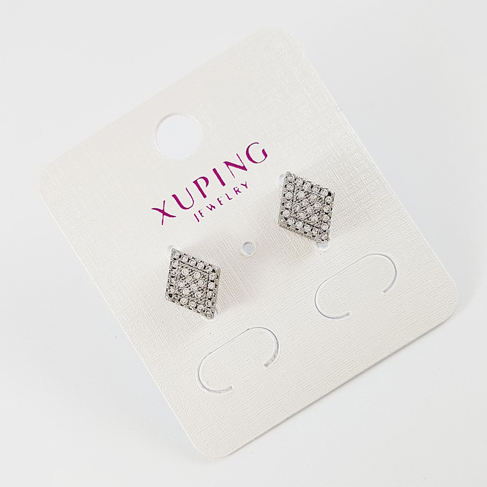 گوشواره زنانه ژوپینگ مدل لوزی کد XP_598 -  - 3