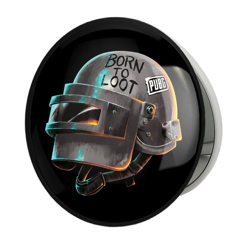 آینه جیبی خندالو طرح بازی پابجی PUBG مدل تاشو کد 3788 