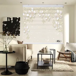 پرده زبرا زیو کد 3D1313 سایز 150x150 سانتی متر