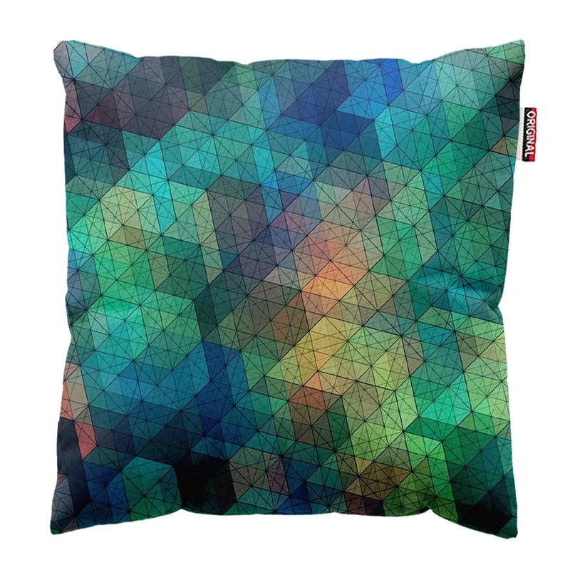 کوسن پاد آفرین طرح هندسی مدرن کد 3633 سایز 30*30 سانتی متر