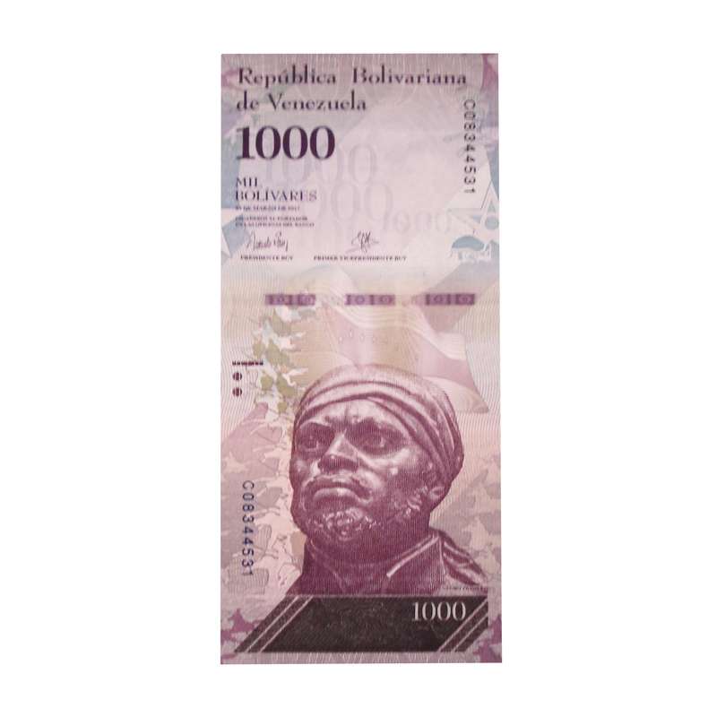 اسکناس تزئینی مدل ونزوئلا کد V-21