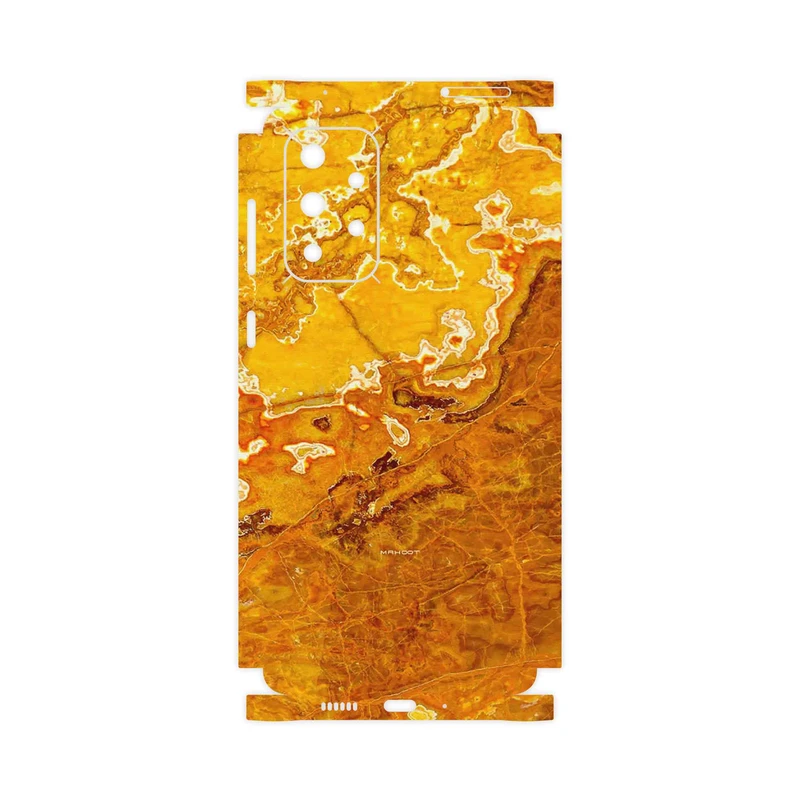 برچسب پوششی ماهوت مدل Gold Marble-FullSkin مناسب برای گوشی موبایل سامسونگ Galaxy A73 5G