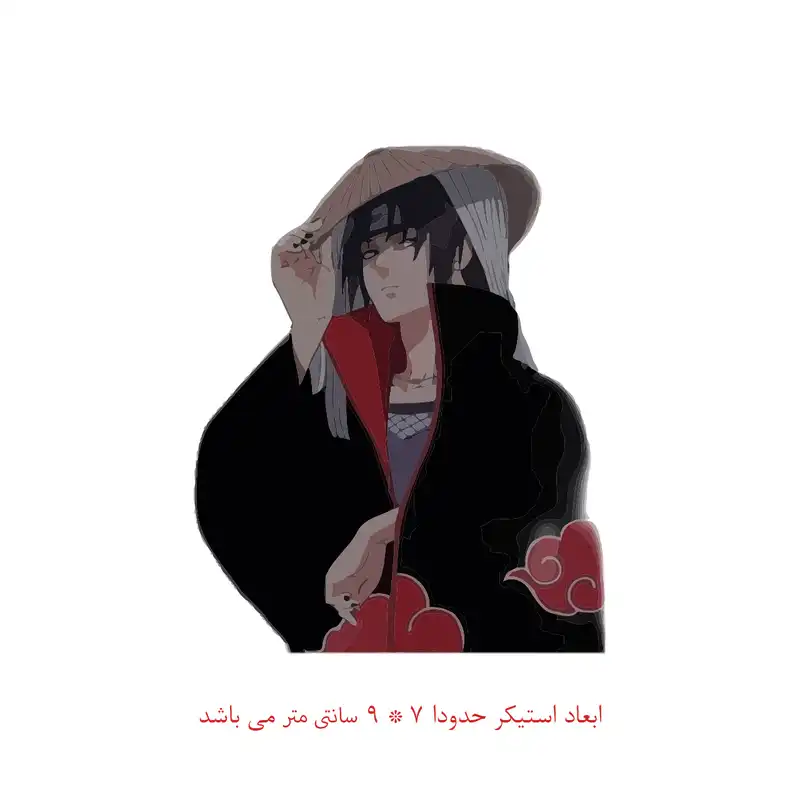 برچسب لپ تاپ طرح ناروتو انیمه کد 2129