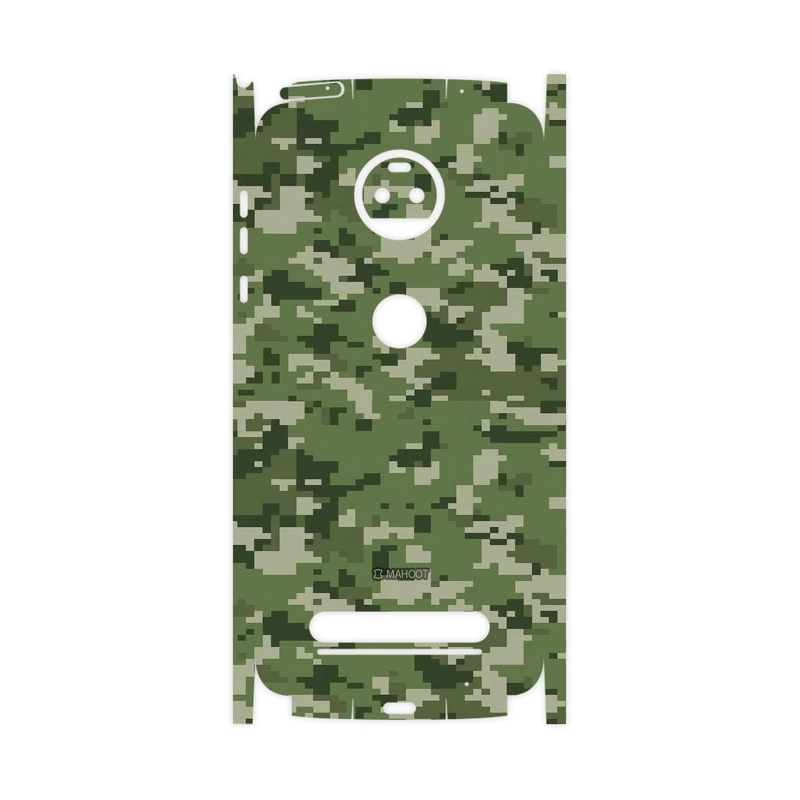 برچسب پوششی ماهوت مدل Army-Green-Pixel-FullSkin مناسب برای گوشی موبایل موتورولا Moto Z2 Force