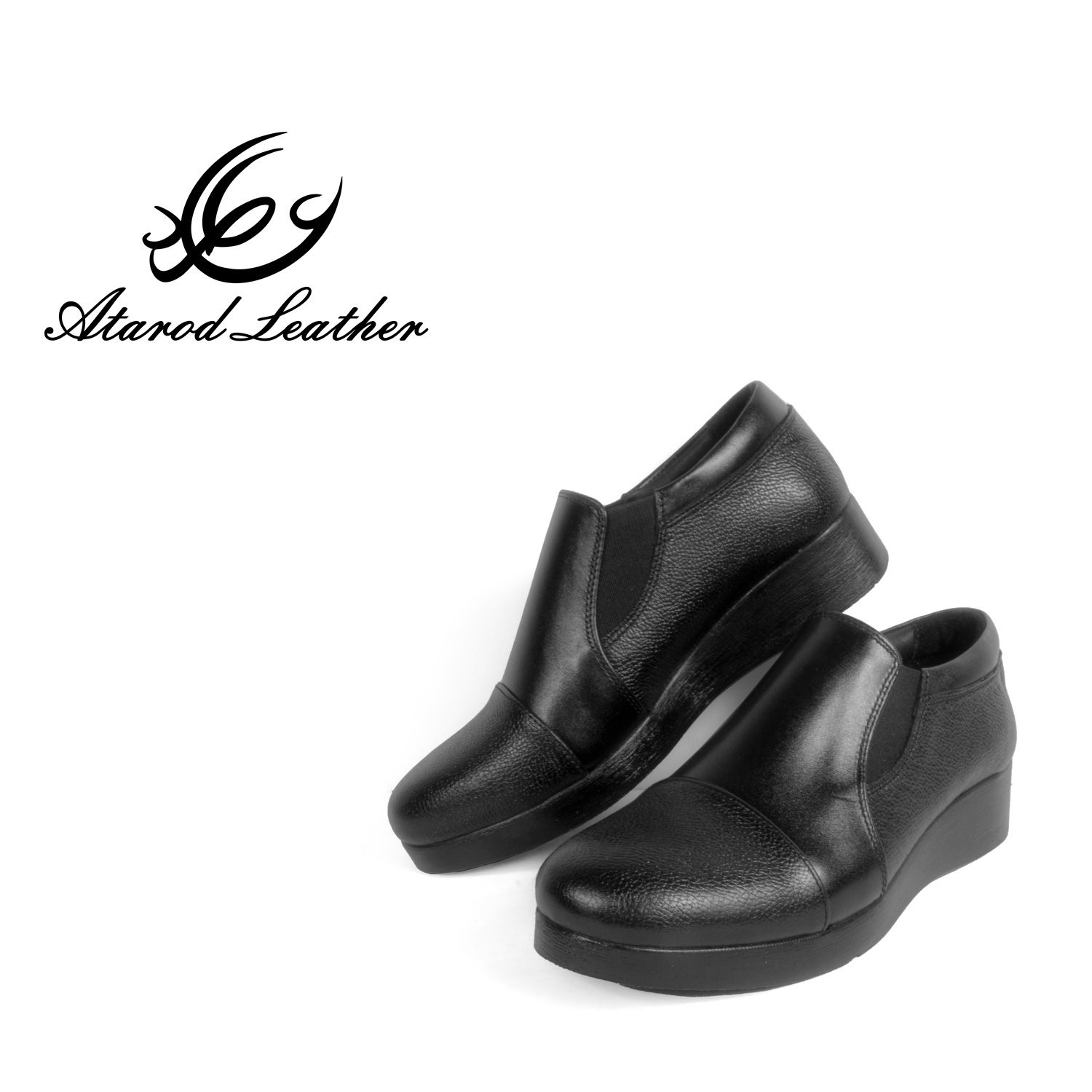 کفش طبی زنانه چرم عطارد مدل چرم طبیعی کد SH159 -  - 12