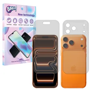 Bingo Tough model matte screen protector suitable for Apple iPhone 17 Pro Max mobile phone along with the back protector